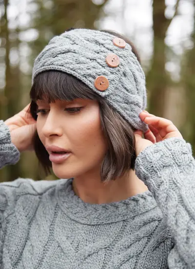 Supersoft Button Headband 